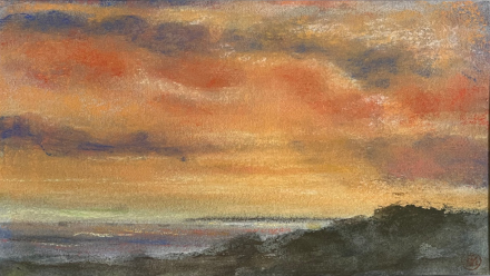 Chaque jour..., aquarelle, 30x17 cm, 2026